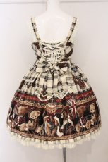 画像6: Angelic Pretty / British Bearジャンパースカート  アイボリー O-26-04-25-022-AP-OP-OW-OS (6)