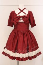 画像1: ATELIER PIERROT / ソワレドレス  ワイン O-26-04-25-023-EL-OP-OW-OS (1)