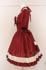 画像4: ATELIER PIERROT / ソワレドレス  ワイン O-26-04-25-023-EL-OP-OW-OS (4)