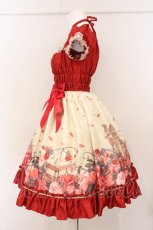画像4: Enchantlic Enchantilly / いばら姫のワンピース（2014年）  キナリ×赤薔薇 O-26-04-25-024-LO-OP-OW-OS (4)