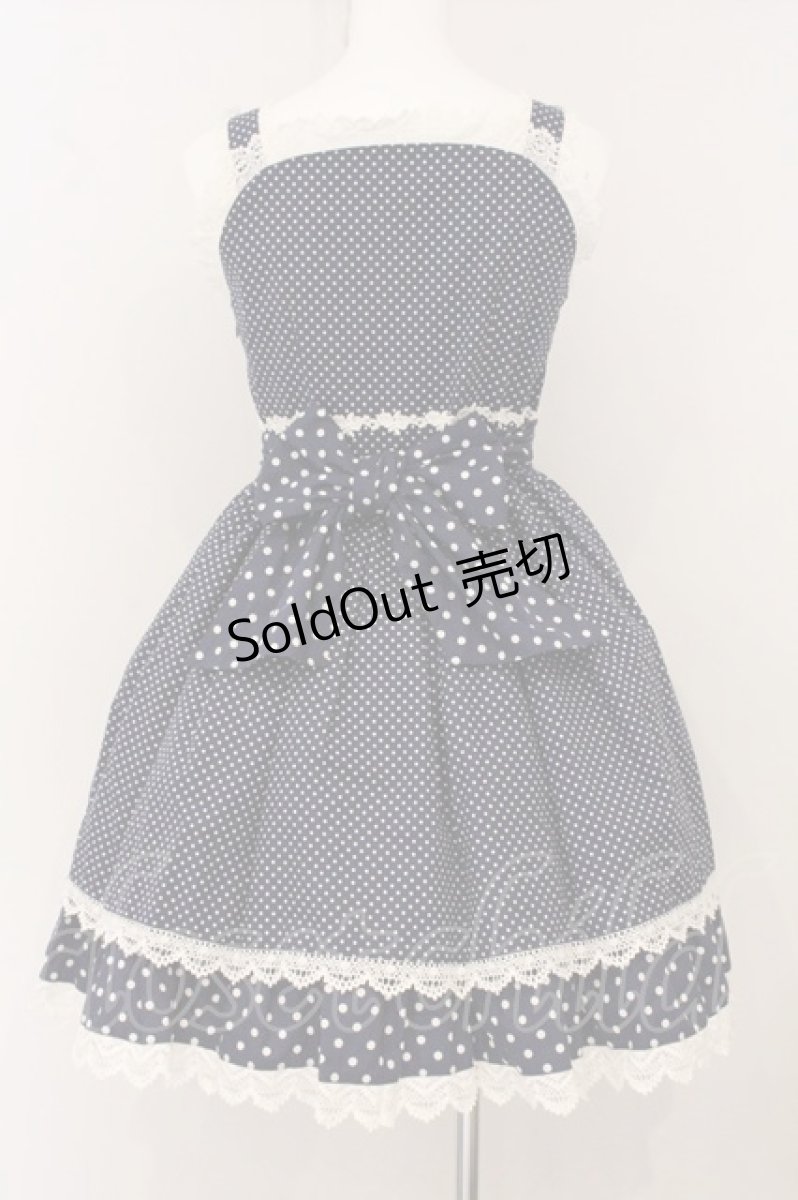 画像5: BABY,THE STARS SHINE BRIGHT / ドットRibbonジャンパースカート  Aタイプ・紺×オフシロレース O-26-04-25-025-BA-OP-OW-OS (5)
