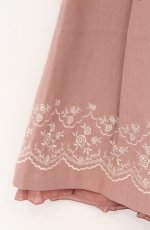 画像2: axes femme / スカラップ刺繍スカート M ピンク O-26-04-27-038-AX-SK-OW-OS (2)