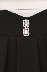 画像2: MA*RS / ビジューボタンサス付きスカート  クロ O-26-04-27-039-EL-SK-IG-OS (2)