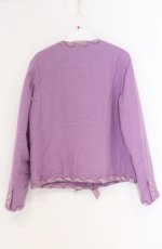 画像3: PINK HOUSE / リボントリミングノーカラージャケット 3(M) ラベンダー O-26-04-27-040-LO-JA-OW-OS (3)