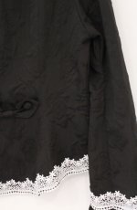 画像4: Eri Aino's collaboration / マノンローズ ジャケット M クロ×シロ O-26-04-27-043-PU-JA-OW-OS (4)