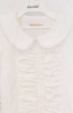 画像2: Eri Aino's collaboration / マノンローズ　ブラウス M シロ O-26-04-27-045-PU-BL-OW-OS (2)