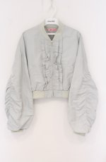 画像1: Fi.n.t / フロントフリルショートブルゾン F ライトグリーン O-26-04-27-047-CA-JA-OW-OS (1)