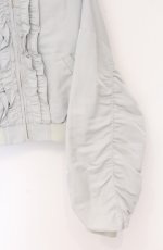 画像2: Fi.n.t / フロントフリルショートブルゾン F ライトグリーン O-26-04-27-047-CA-JA-OW-OS (2)