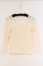 画像4: Kurumi Collaboration / マダムノクターン裏起毛インナートップス M アイボリー O-26-04-27-048-GO-TO-OW-OS (4)