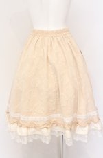 画像3: Eri Aino's collaboration / マノンローズ スカート M アイボリー O-26-04-27-052-PU-SK-OW-OS (3)