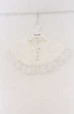 画像1: Eri Aino's collaboration / マノンローズ　つけ襟  シロ O-26-04-27-053-PU-ZA-OW-OS (1)