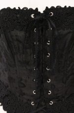 画像2: Millefleurs / レースアップコルセット  ブラック O-26-04-27-054-EL-TO-OW-OS (2)
