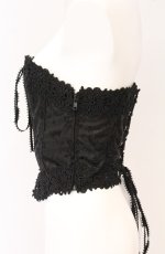 画像3: Millefleurs / レースアップコルセット  ブラック O-26-04-27-054-EL-TO-OW-OS (3)