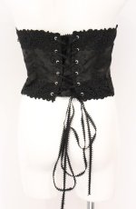 画像4: Millefleurs / レースアップコルセット  ブラック O-26-04-27-054-EL-TO-OW-OS (4)