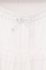画像4: m petit by misako / サテンキリカエペチスカート 4L シロ O-26-04-27-1003-LO-SK-IG-OS (4)