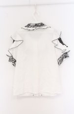 画像3: NOEMIE / デシンヨーク切り替えブラウス  シロ O-26-04-27-1034-LO-BL-IG-OS (3)