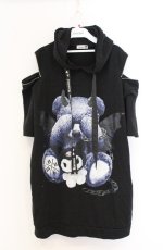 画像1: NOEMIE / クロミ 病みくま肩ジップユニセックスパーカー  クロ O-26-04-27-1038-LO-TO-IG-OS (1)