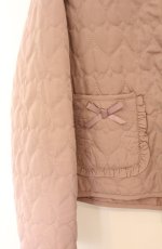 画像2: m petit by misako / マイメロタフタハートキルトジャケット L ピンク O-26-04-27-1039-LO-BL-IG-OS (2)