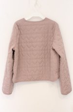 画像3: m petit by misako / マイメロタフタハートキルトジャケット L ピンク O-26-04-27-1039-LO-BL-IG-OS (3)