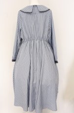 画像3: m petit by misako / リボンチェックワンピース 3L ブルー O-26-04-27-1040-LO-OP-IG-OS (3)