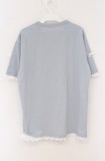 画像3: merry jenny / マロンクリームribbonスリーブTee  サックス O-26-04-27-1047-LO-TS-IG-OS (3)