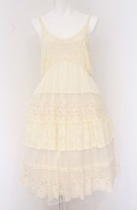 画像1: axes femme / ティアードチュニックワンピース F オフシロ O-26-04-27-1048-AX-OP-IG-OS (1)