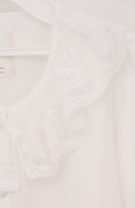 画像2: m petit by misako / NINA'Sコラボブラウス L シロ O-26-04-27-1058-LO-BL-IG-OS (2)