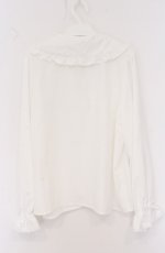 画像3: m petit by misako / AM マルエリフリルブラウス LL シロ O-26-04-27-1059-LO-BL-IG-OS (3)