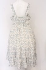 画像3: m petit by misako / MSKトワルドジュイジャンパースカート 4L アイボリー×サックス O-26-04-27-1065-LO-SK-IG-OS (3)