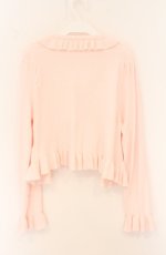 画像3: Alice Mashiro / TT*MAAリボンニット ボレロ 3L ピンク O-26-04-27-1068-PU-TO-IG-OS (3)