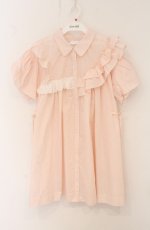 画像1: merry jenny / stripe frillfrill ワンピース  ピンク O-26-04-27-1069-LO-OP-IG-OS (1)