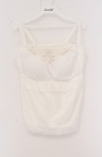 画像1: Princess Flower Garden / KRS*チュールフリルキャミソール 4L シロ O-26-04-27-1070-PU-TO-IG-OS (1)