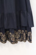 画像2: axes femme POETIQUE / アンジェリック　クワイヤスカート  ネイビー O-26-04-27-1007-AX-SK-IG-OS (2)