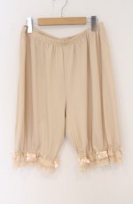 画像1: m petit by misako / 5部丈ドロワーズ JJM~L ベージュ O-26-04-27-1073-LO-PA-IG-OS (1)