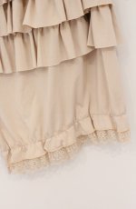 画像2: m petit by misako / 3部丈フリルドロワーズ JLL~LL ベージュ O-26-04-27-1075-LO-PA-IG-OS (2)