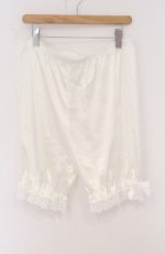 画像1: m petit by misako / 3部丈ドロワーズ JJL~LL シロ O-26-04-27-1076-LO-PA-IG-OS (1)