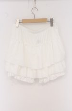 画像3: m petit by misako / 吸水速乾　フリル1部丈ドロワーズ JJM~L シロ O-26-04-27-1077-LO-PA-IG-OS (3)