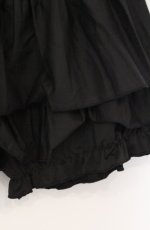 画像2: m petit by misako / 吸水速乾　フリル1部丈ドロワーズ JJM~L クロ O-26-04-27-1078-LO-PA-IG-OS (2)