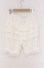 画像3: m petit by misako / 3部丈 フリルドロワーズ JJL~LL シロ O-26-04-27-1080-LO-PA-IG-OS (3)