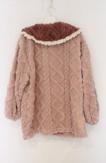 画像3: m petit by misako / くまポケットルームウェア 3L ピンク O-26-04-27-1083-LO-OP-IG-OS (3)