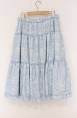 画像3: m petit by misako / AM*ジュイパニエスカート 3L サックス×アイボリー O-26-04-27-1001-LO-SK-IG-OS (3)