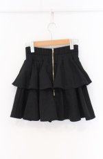 画像3: Rojita / 裏毛ティアードレースアップスカート F クロ O-26-04-27-1010-LO-SK-OW-OS (3)