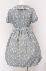 画像3: Emily Temple cute / small meowワンピース M ブルーグリーン O-26-04-27-1014-ET-OP-OW-OS (3)