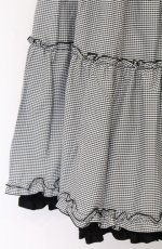 画像2: m petit by misako / NINA'Sギャザースカート 3L クロギンガム O-26-04-27-1002-LO-SK-IG-OS (2)