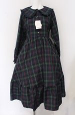 画像1: m petit by misako / TT*AOKチェックワンピース L グリーン O-26-04-27-1018-LO-OP-OW-OS (1)