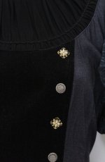 画像3: Hoshibako Works / ジヴリール プラケットロングドレス M ネイビー O-26-04-27-1019-LO-OP-OW-OS (3)