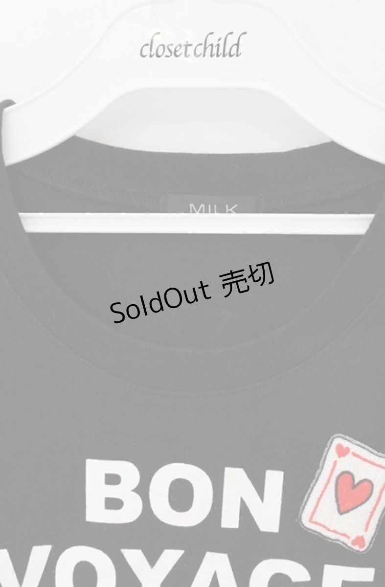 画像2: MILK / BON VOYAGE Tee　Tシャツ  クロ O-26-04-27-1026-ML-TO-OW-OS (2)