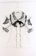 画像1: NOEMIE / デシンヨーク切り替えブラウス  シロ O-26-04-27-1034-LO-BL-IG-OS (1)