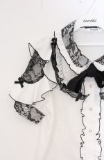 画像2: NOEMIE / デシンヨーク切り替えブラウス  シロ O-26-04-27-1034-LO-BL-IG-OS (2)