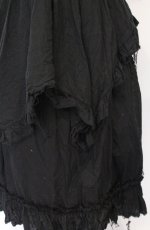 画像4: Dangerous nude / ガーゼフリルロングワンピース F クロ O-26-04-27-067-PU-OP-OW-OS (4)